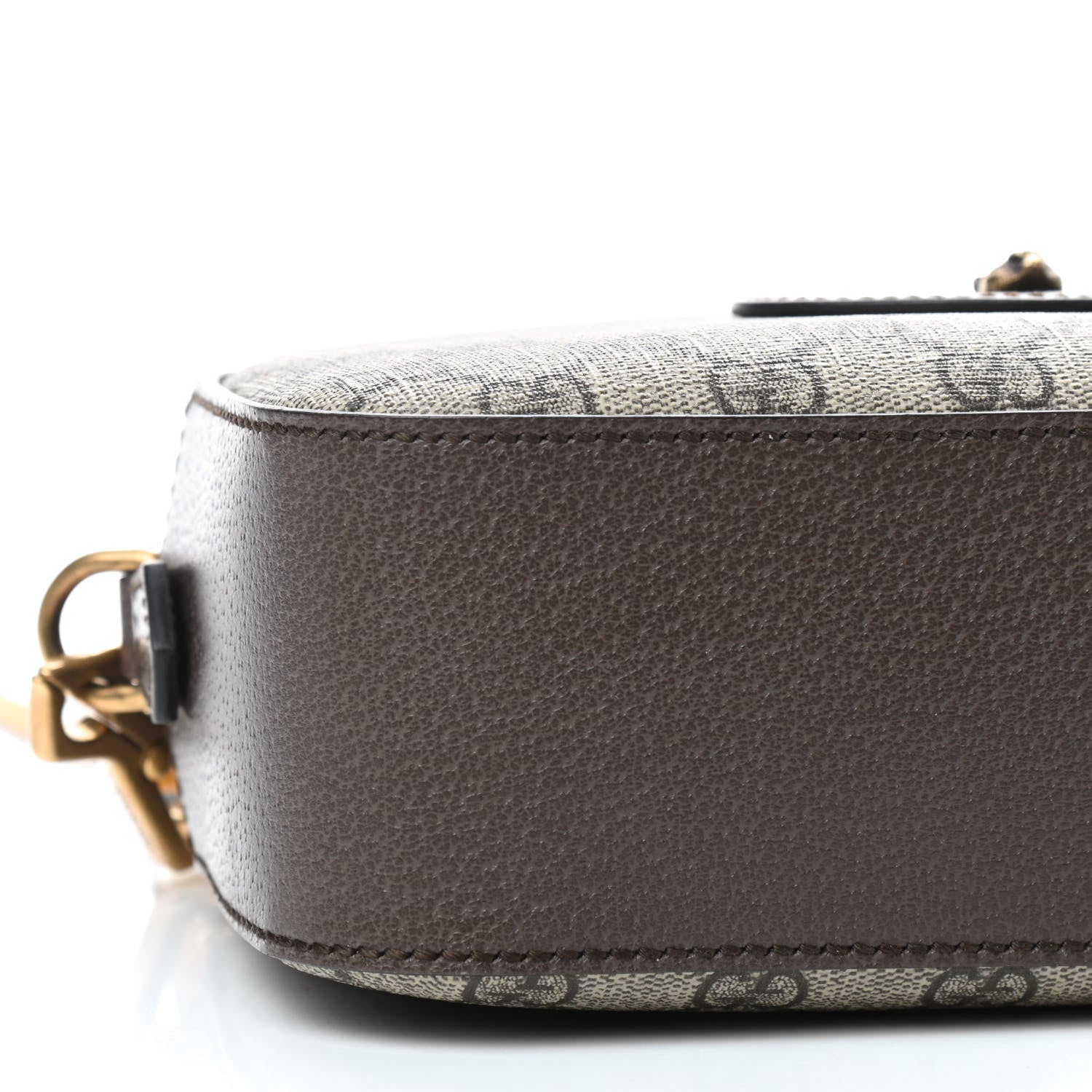 Gucci GG Supreme Monogram Web Neo Vintage Shoulder Bag Beige New Acero Crop 6 of 9