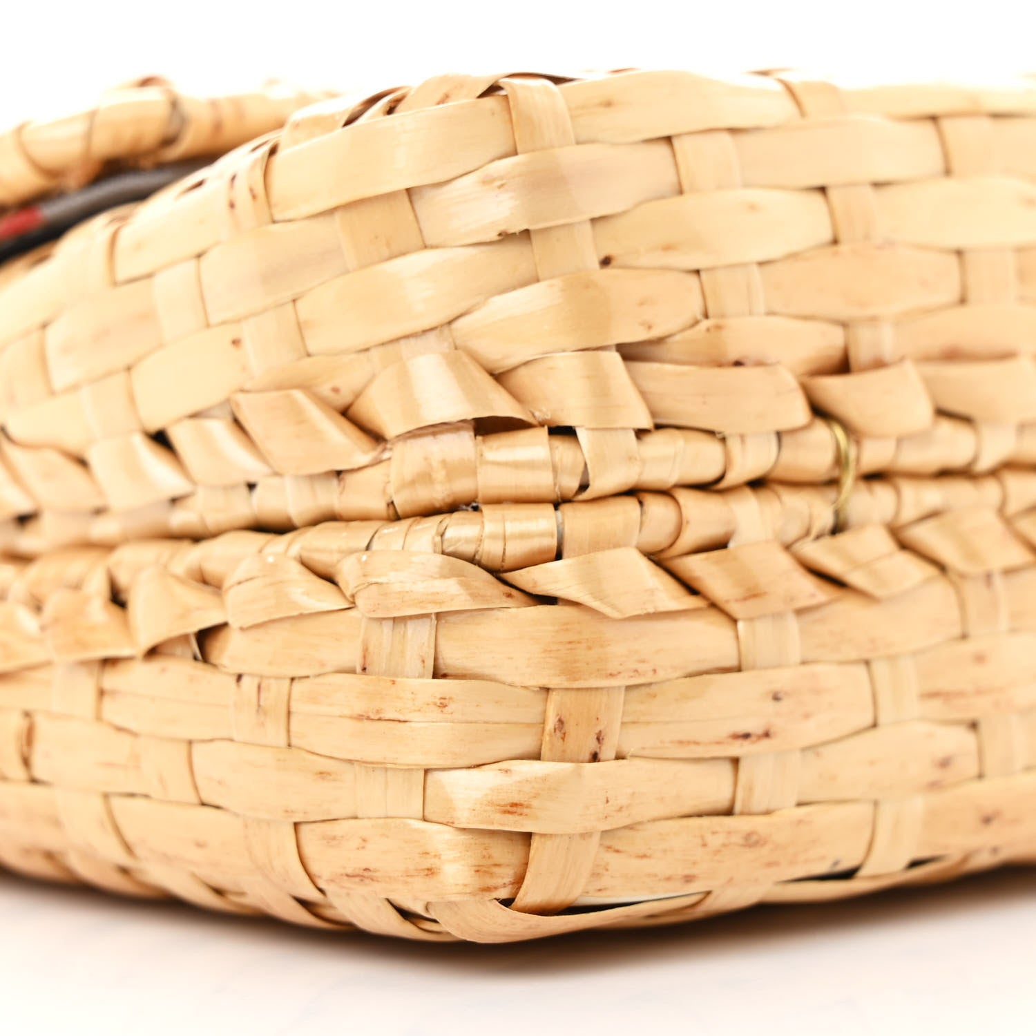Gucci Glazed Wicker Mini Cestino Shoulder Bag Natural 18 of 20