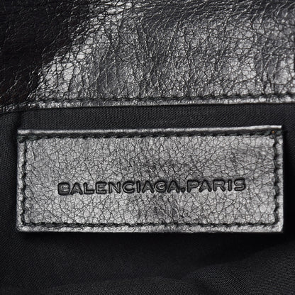 Balenciaga Agneau Giant 12 Rose Gold Hardware Envelope Clutch Black 8 of 12