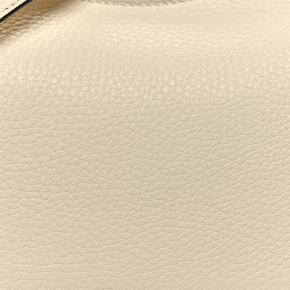 Valentino Garavani Grainy Calfskin Small Vlogo Moon Hobo Bag Ivory 7 of 10