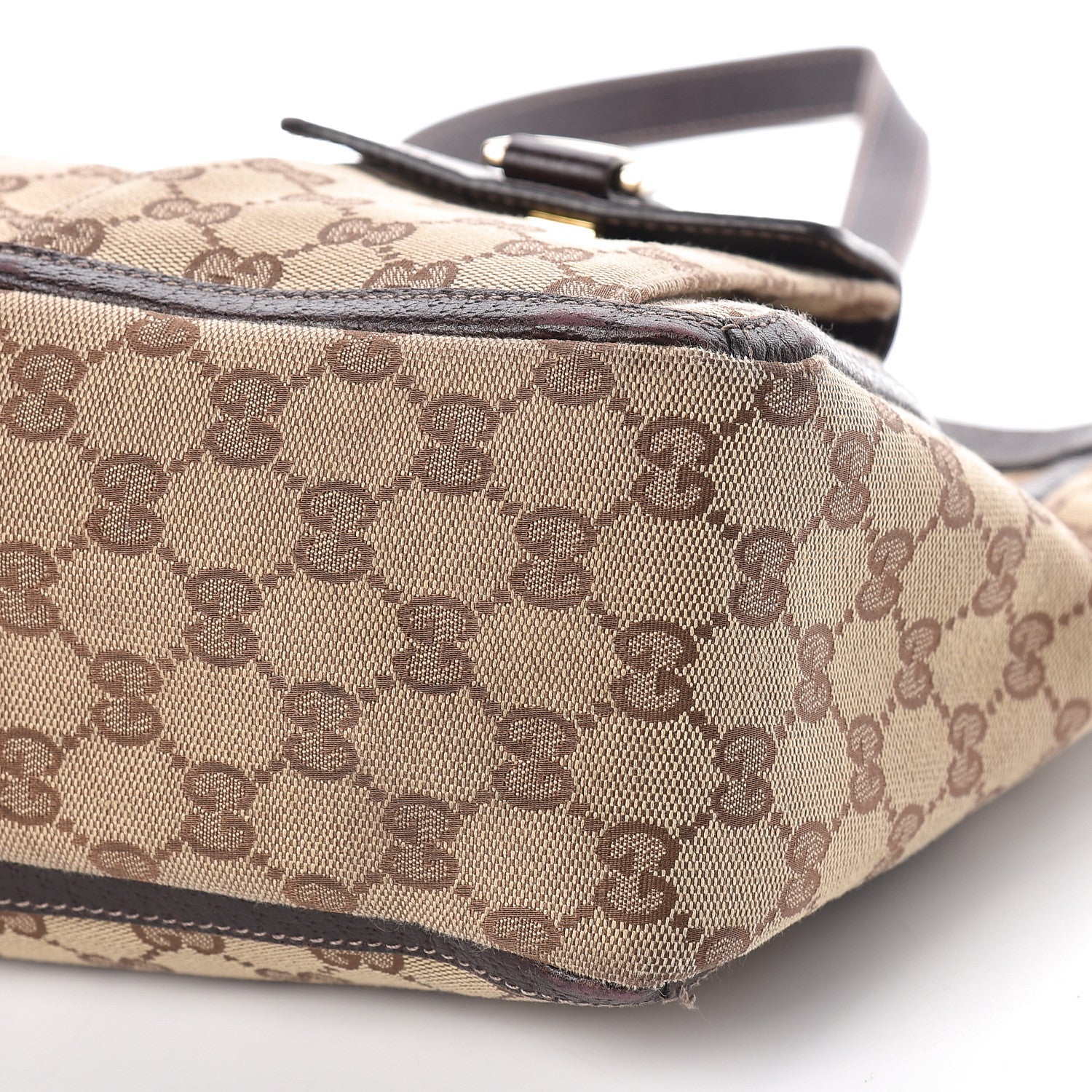 Gucci Monogram Abbey D Ring Tote Dark Brown 10 of 11