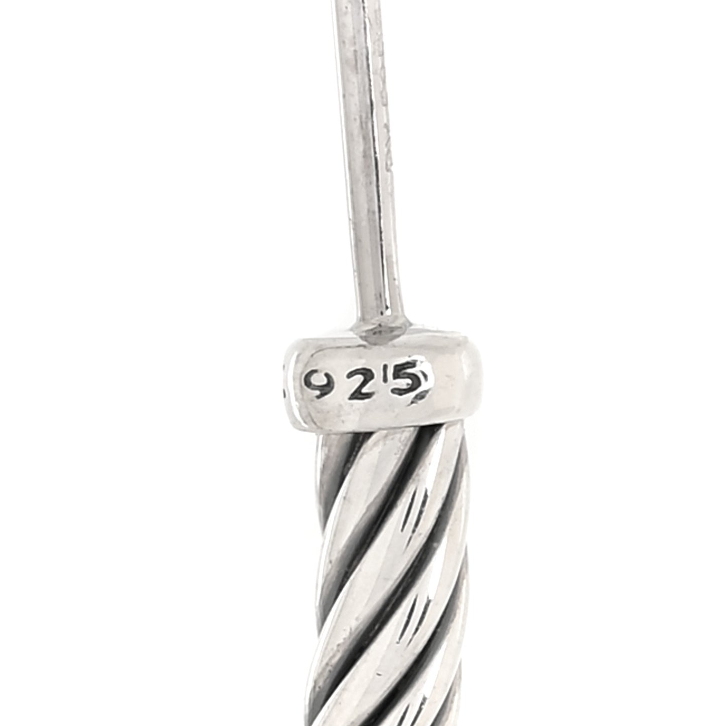 Sterling Silver 45mm Cable Classics Hoop Earrings