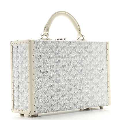 Goyard Goyardine Grand Hotel Trunk White 3 of 12