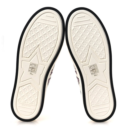 Christian Dior Canvas Jardin Botanique Embroidered Womens Walk'N'Dior Low Top Sneakers 38.5 White Multicolor 7 of 10