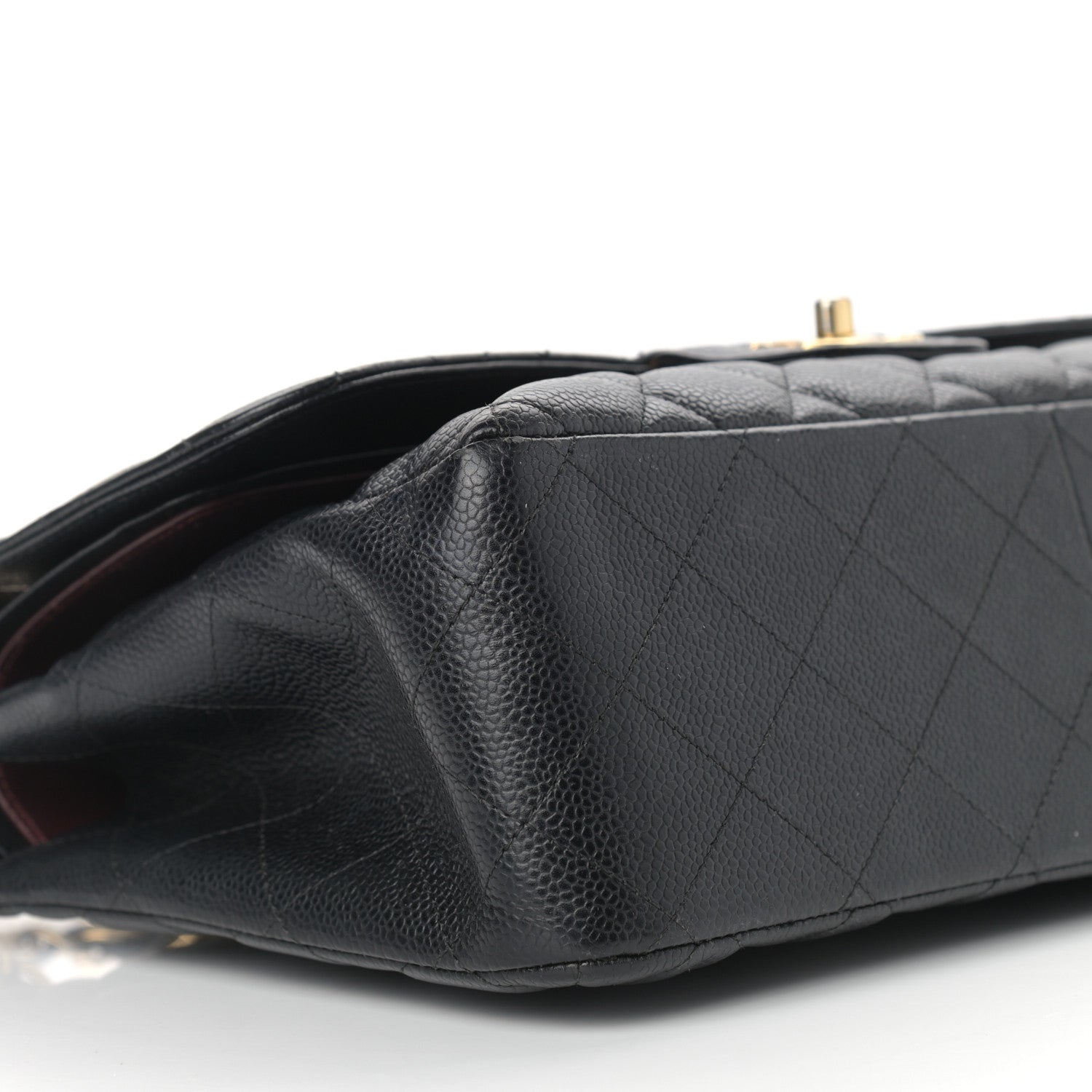 Chanel Caviar Quilted Jumbo Double Flap Black 7 of 14