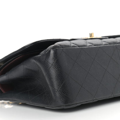 Chanel Caviar Quilted Jumbo Double Flap Black 7 of 14