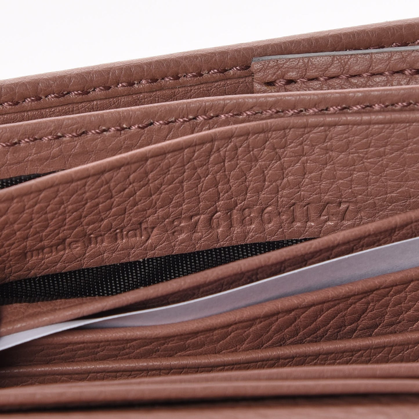 Dollar Calfskin Swing Continental Wallet Soft Pink