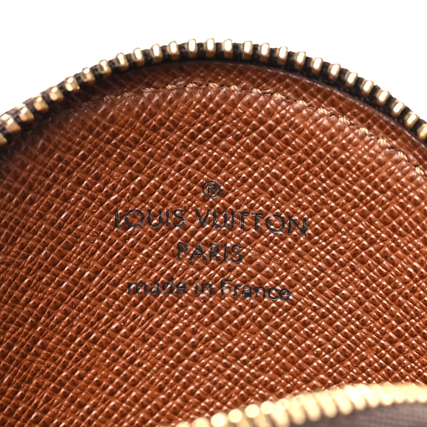 Monogram Round Coin Purse