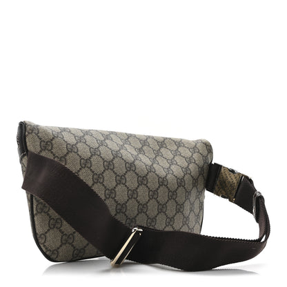 Gucci GG Supreme Monogram Belt Bag Dark Brown 3 of 10