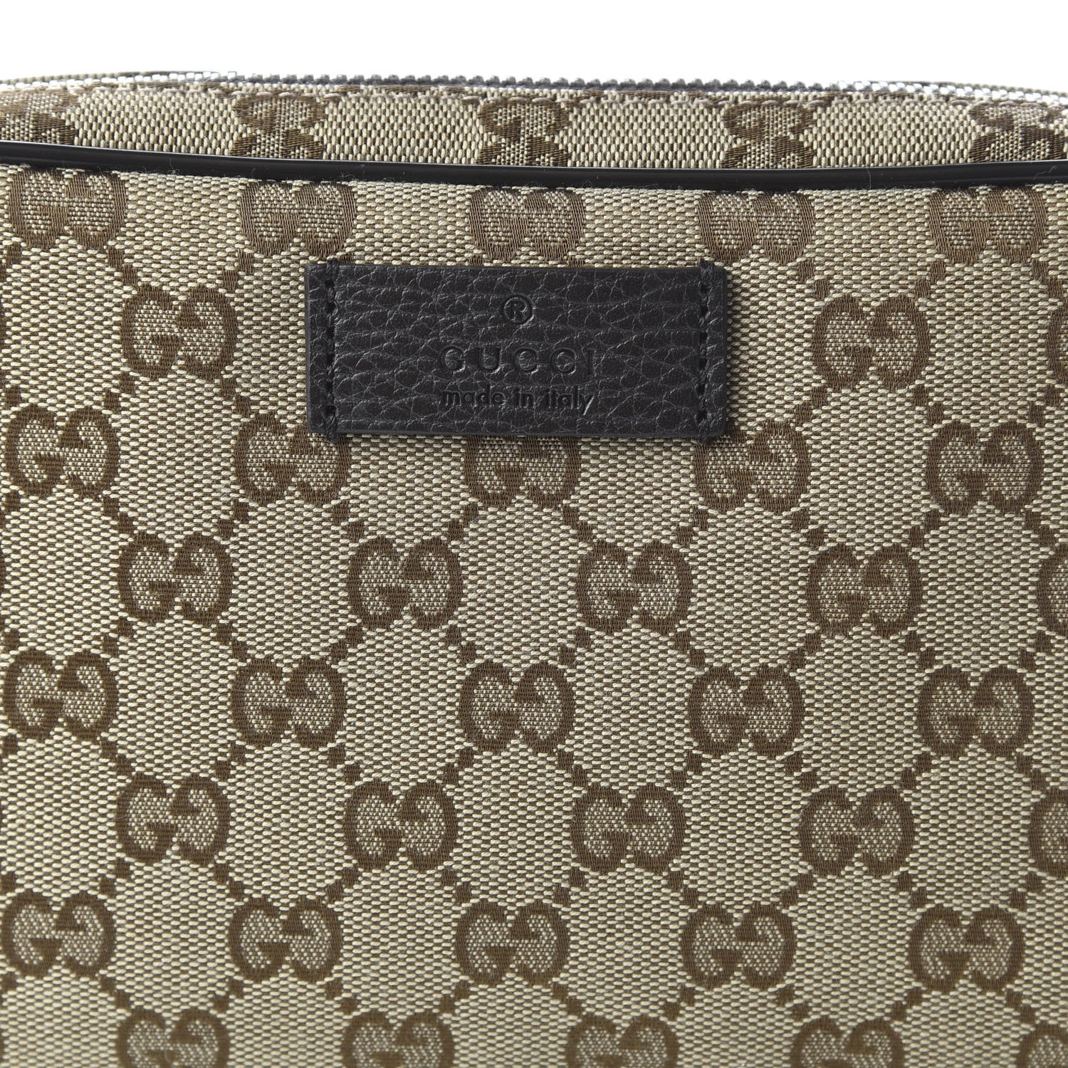 Gucci Monogram Belt Bag Dark Brown 10 of 10