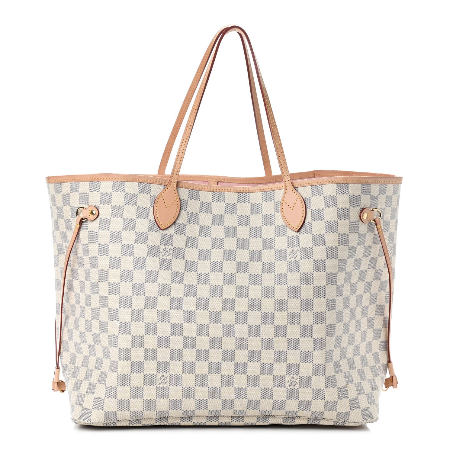 Louis Vuitton Damier Azur Neo Neverfull GM Rose Ballerine 1 of 9