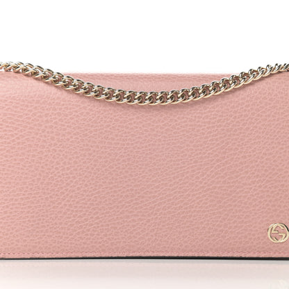 Gucci Dollar Calfskin Medium Betty Chain Wallet Soft Pink 8 of 11