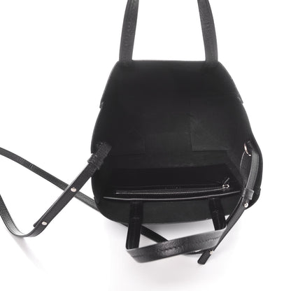 Celine Grained Calfskin Small Vertical Cabas Black 5 of 9