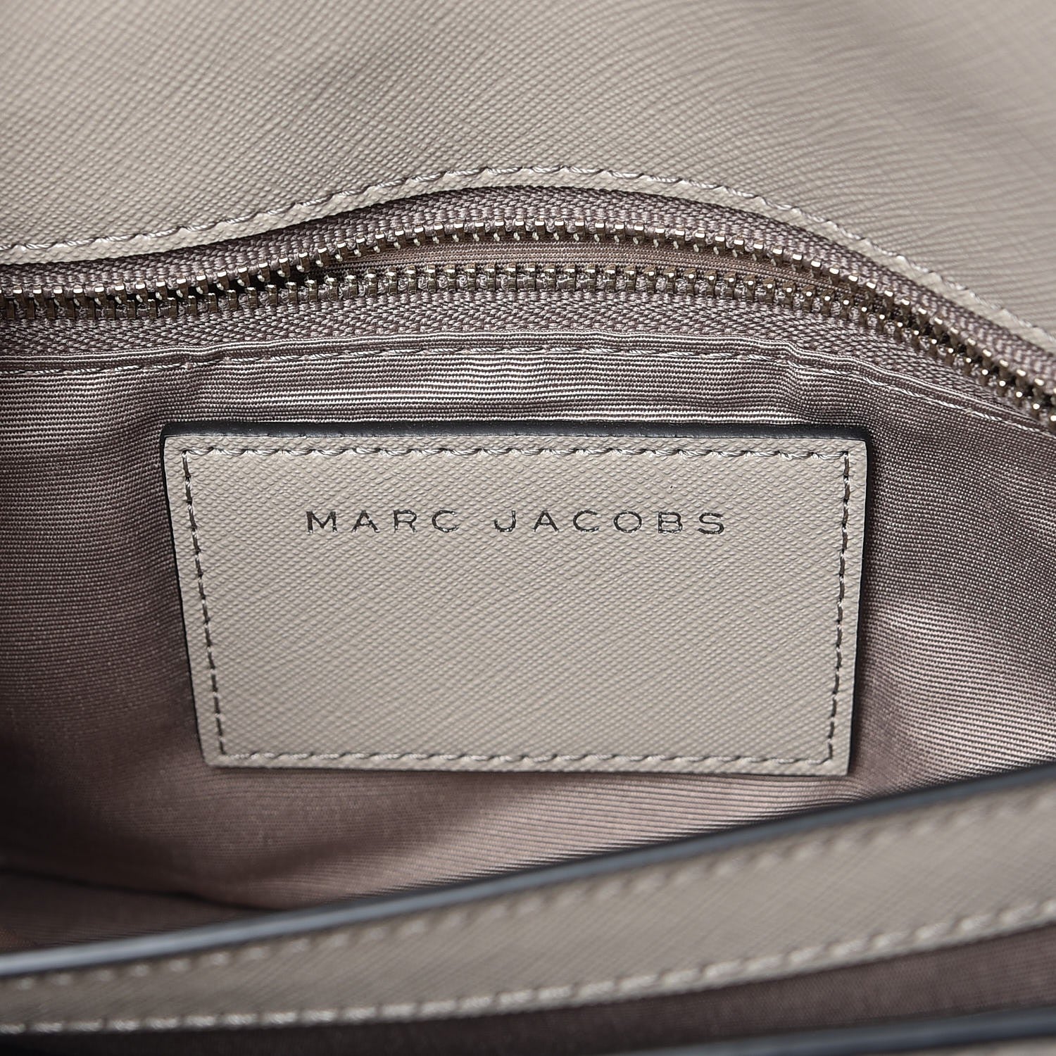 Marc Jacobs Saffiano Crystal Embellished Medium Madison Flap Crossbody Bag Pebble Multi 6 of 6