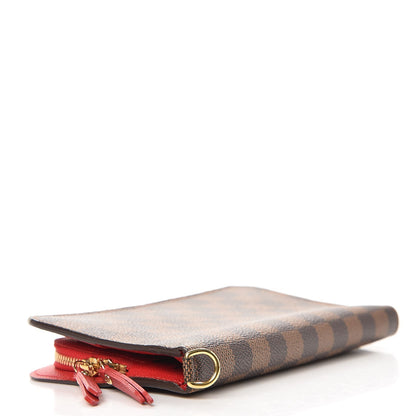 Louis Vuitton Damier Ebene Insolite Wallet Rouge 4 of 11