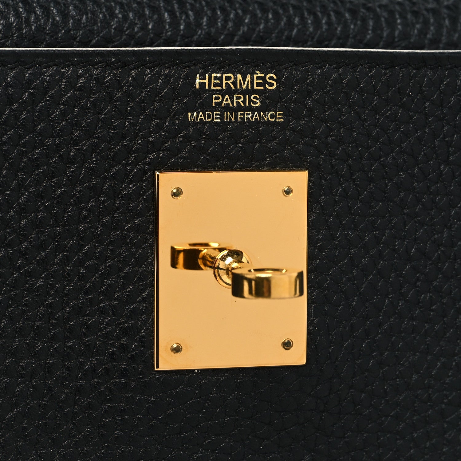 Hermes Taurillon Clemence Kelly Retourne 32 Black 6 of 10