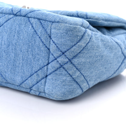 Chanel Denim Quilted Medium Chanel 19 Flap Blue 9 of 10
