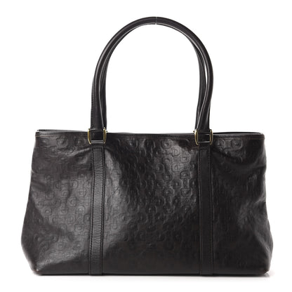 Gucci Calfskin Horsebit Embossed Joy Tote Black 1 of 11