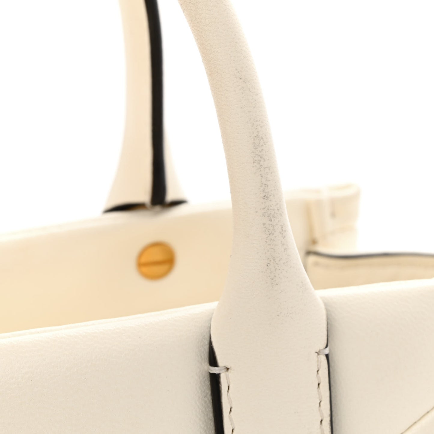 Nappa Small One Stud Handbag Ivory
