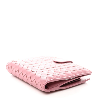 Bottega Veneta Nappa Intrecciato French Flap Wallet Watteau 4 of 15