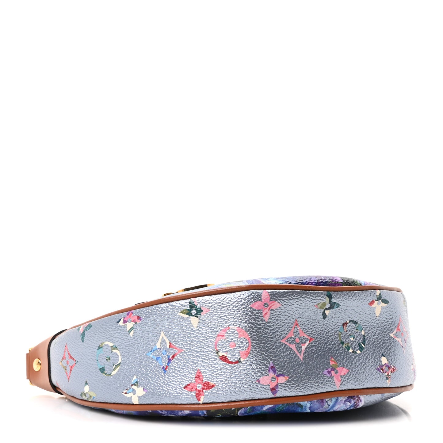 Metallic Monogram LV Garden Loop PM Blue