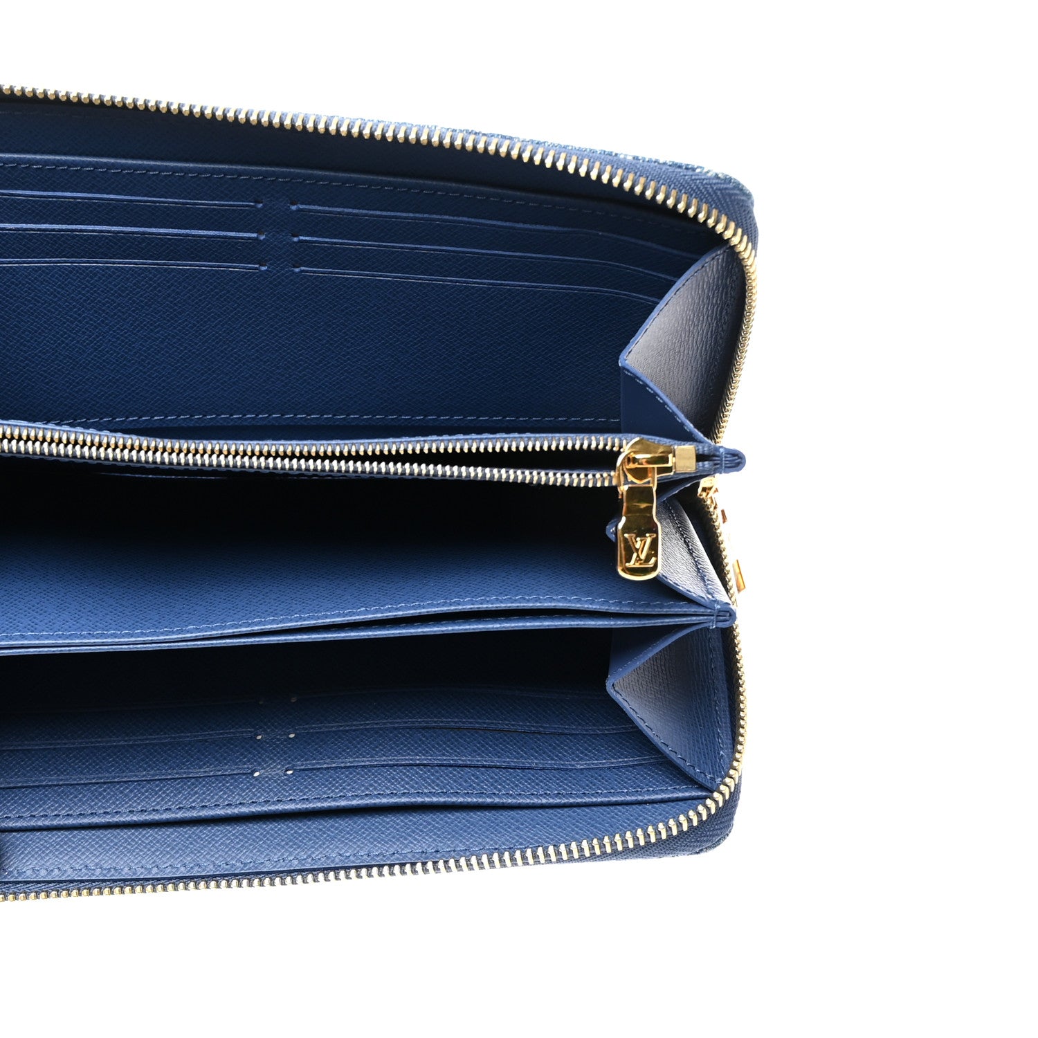 Louis Vuitton LOUIS VUITTON Monogram Denim Zippy Wallet NM Blue 5 of 6