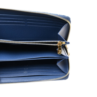 Louis Vuitton LOUIS VUITTON Monogram Denim Zippy Wallet NM Blue 5 of 6