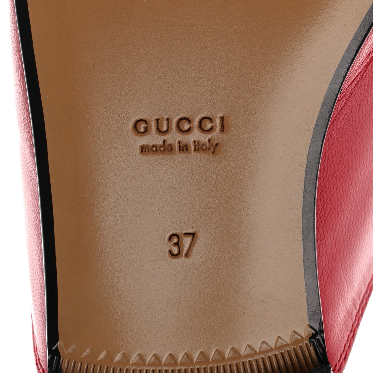 Gucci Malaga Kid Womens Princetown Slippers 37 Hibiscus Red 6 of 10