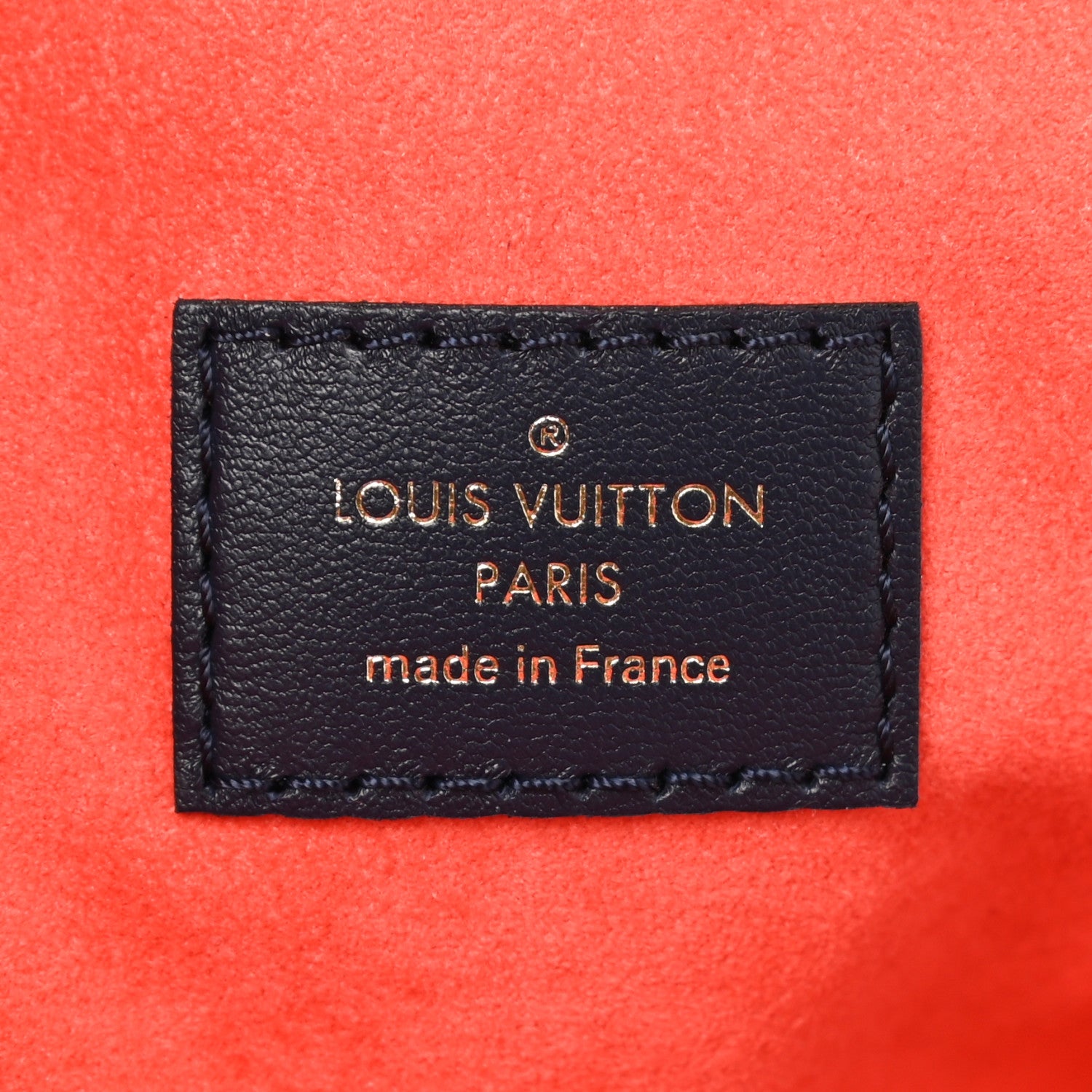 Louis Vuitton Lambskin Embossed Monogram LV Garden Coussin PM Navy 7 of 10