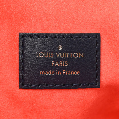Louis Vuitton Lambskin Embossed Monogram LV Garden Coussin PM Navy 7 of 10