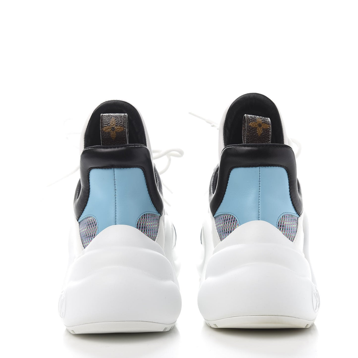 Calfskin Nylon LV Pop Archlight Sneaker 40 Blue