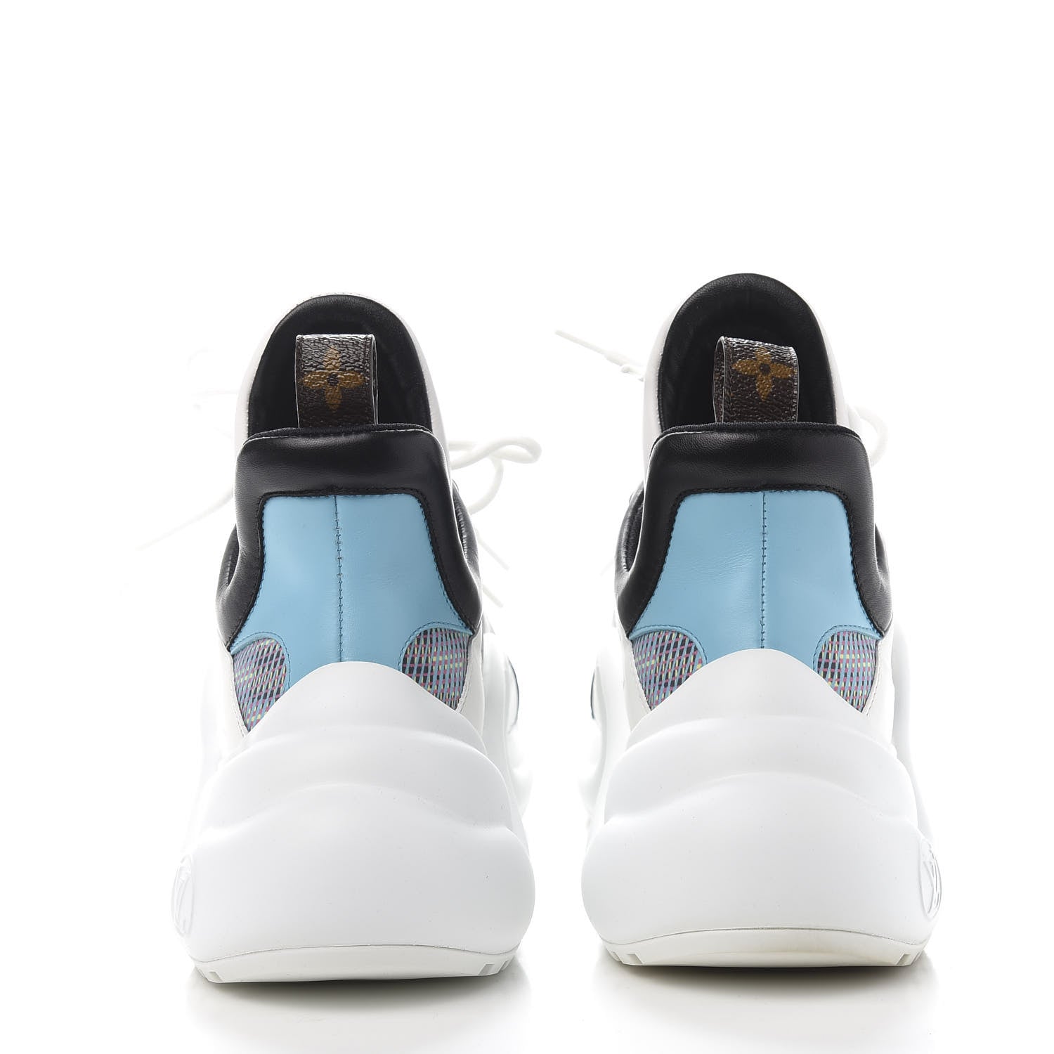 Louis Vuitton Calfskin Nylon LV Pop Archlight Sneaker 40 Blue 5 of 9