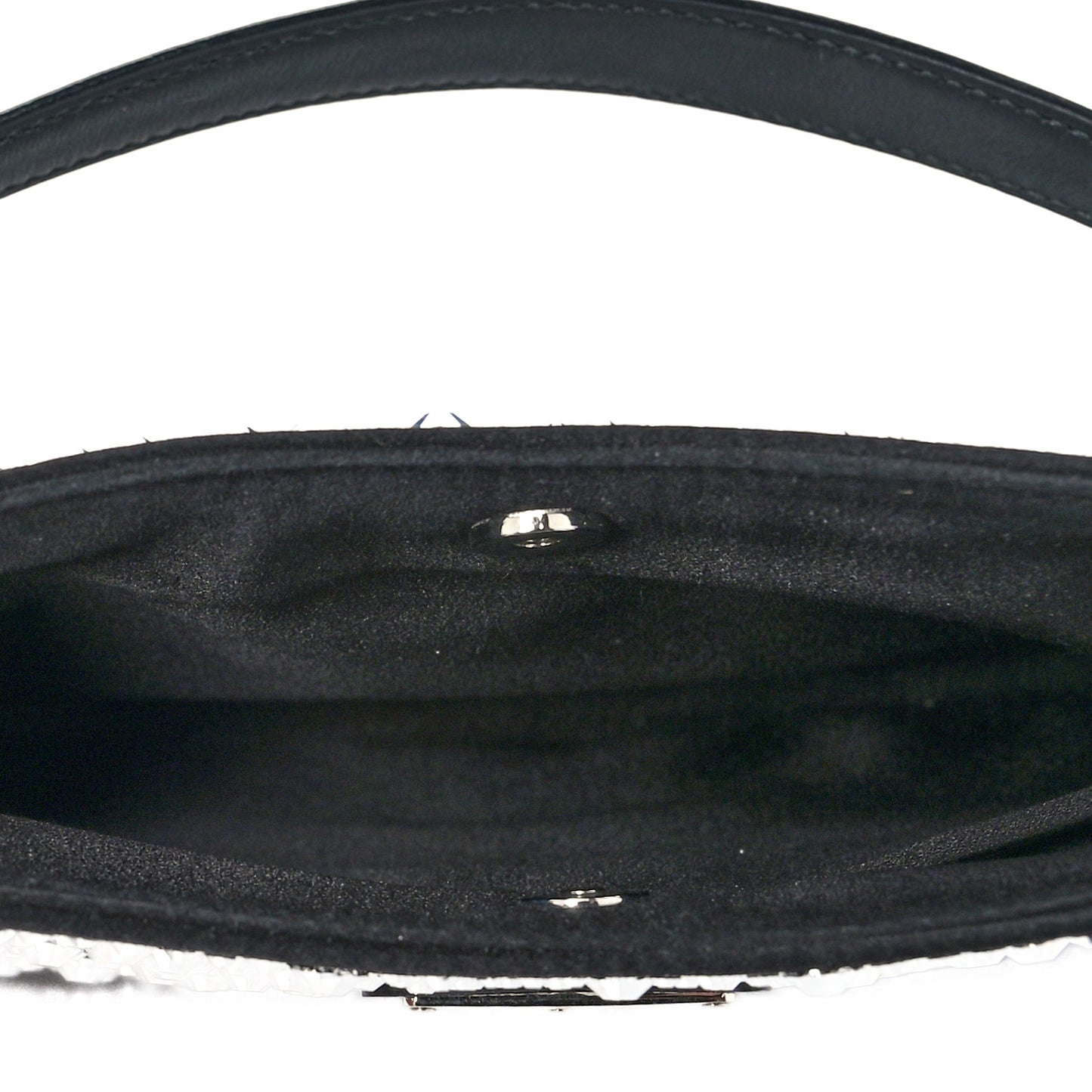 Satin Crystal Cleo Adjustable Strap Shoulder Bag Metal