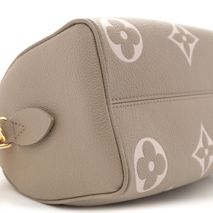 Louis Vuitton Empreinte Monogram Giant Speedy Bandouliere 20 Creme Beige 8 of 9