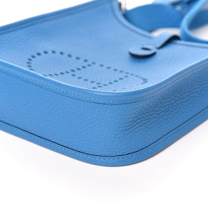 Hermes Taurillon Clemence Evelyne TPM Bleu Zanzibar 6 of 11