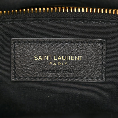Saint Laurent Grained Lambskin Large Calypso Black 6 of 12