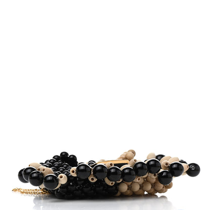 Fendi Acrylic Wood Beaded Pico Baguette Charm Natural 4 of 11