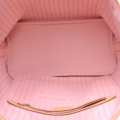 Louis Vuitton Damier Azur Neo Neverfull MM Rose Ballerine 4 of 8