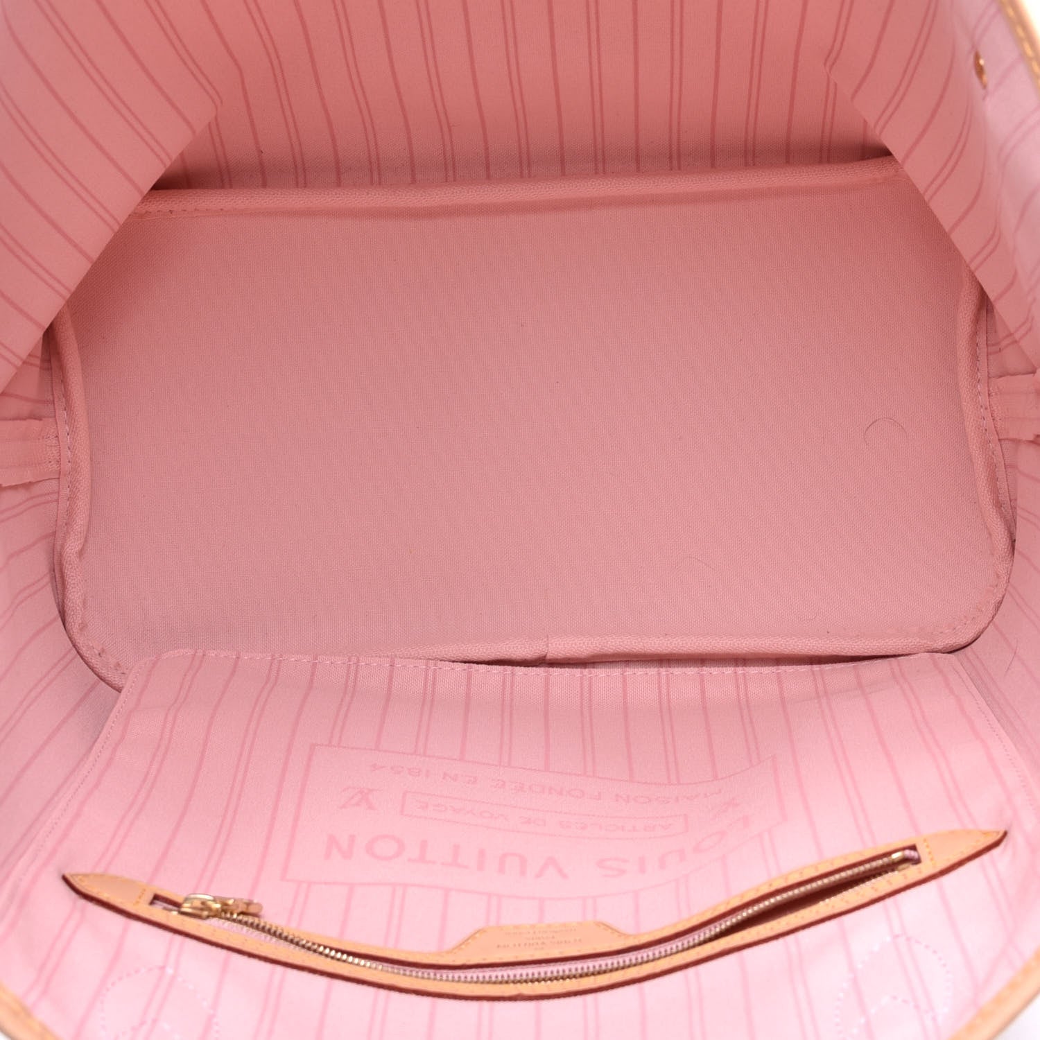 Louis Vuitton Damier Azur Neo Neverfull MM Rose Ballerine 4 of 8