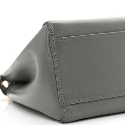 Fendi Nappa Mini Peekaboo Iconic Satchel Fumo 9 of 11