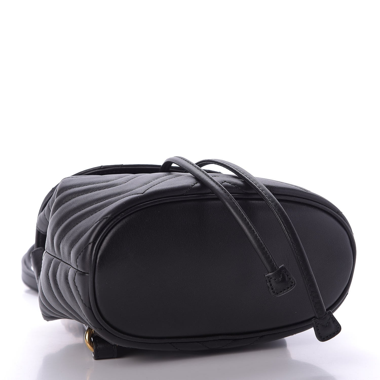 Gucci Calfskin Matelasse GG Marmont Flap Backpack Black 3 of 7