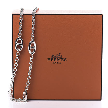 Hermes Sterling Silver Farandole Necklace 120 7 of 7