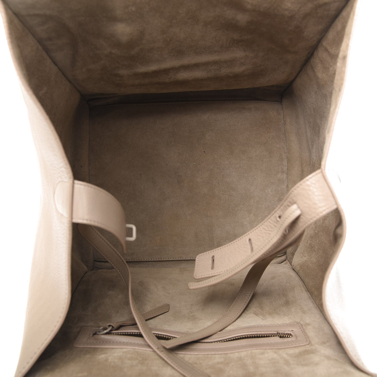 Supple Calfskin Medium Phantom Luggage Beige