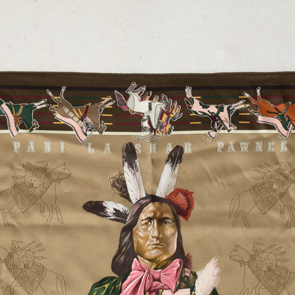 Hermes Silk Pani La Shar Pawnee Scarf 90 4 of 6