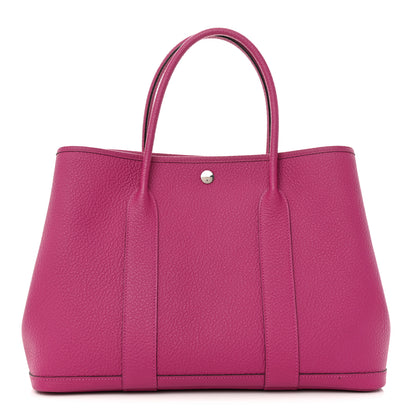 Hermes Vache Country Garden Party MM 36 Rose Pourpre 1 of 10