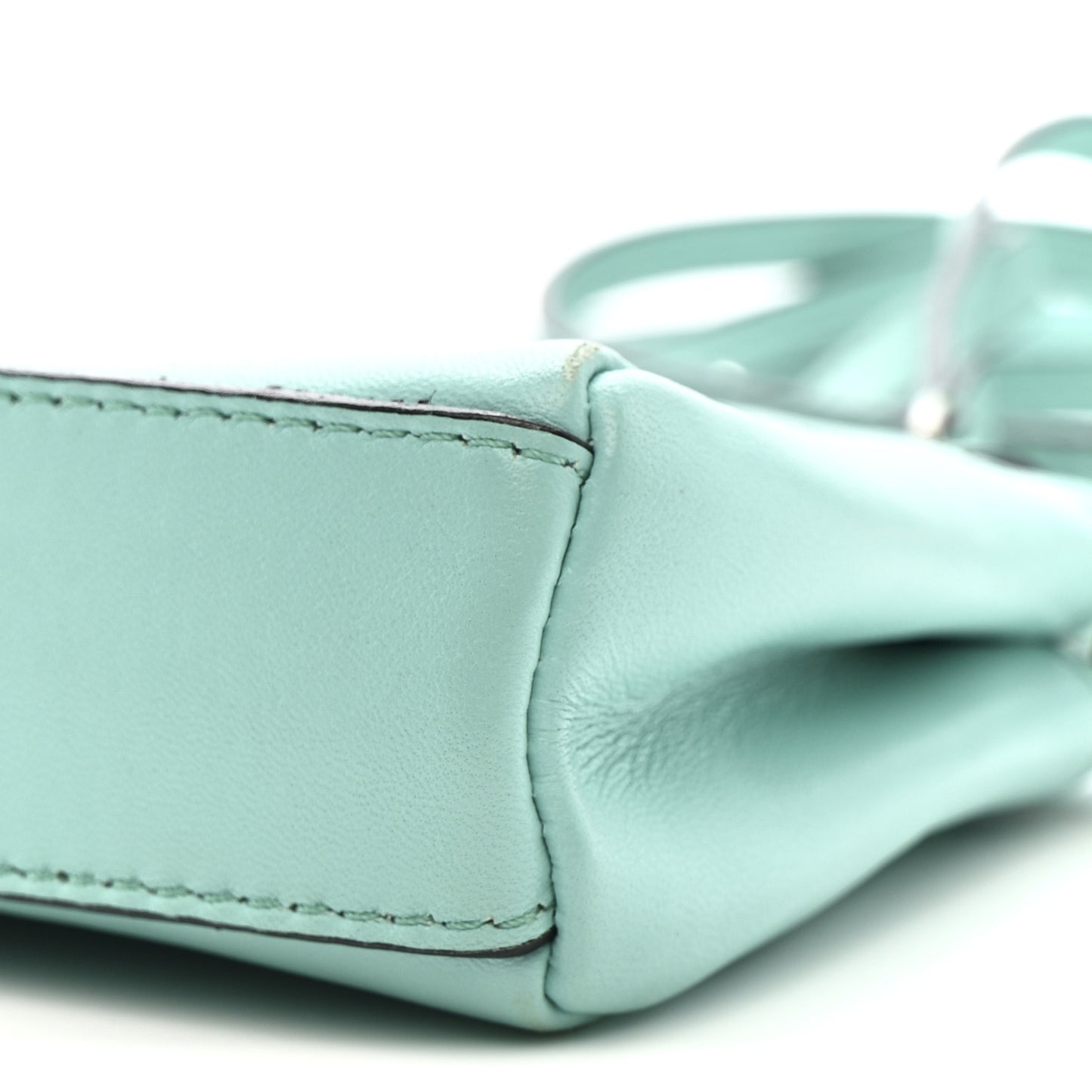 Shiny Nappa Micro Peekaboo Iconic Satchel Turchese Egiz Turchese Egiz