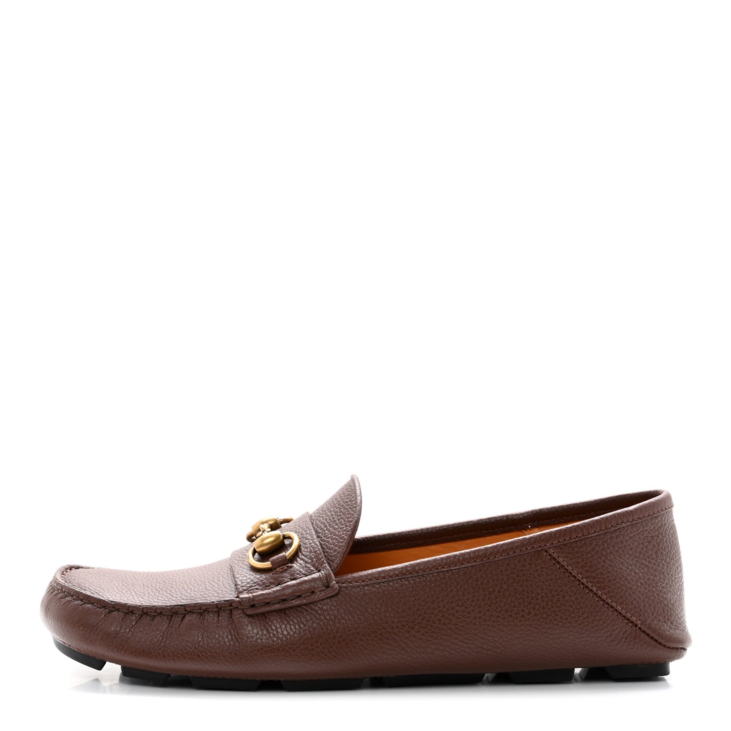 Hebron Calfskin Mens Horsebit Loafers 8.5 Light Brown