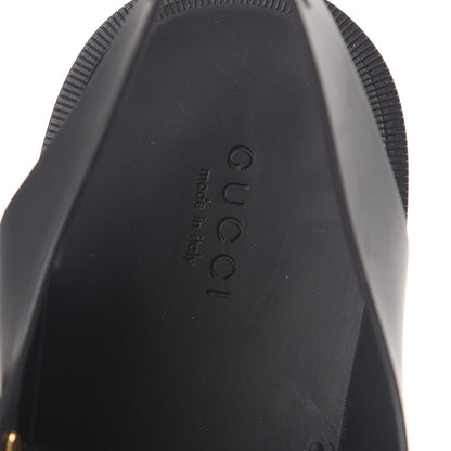 Gucci Rubber Mens Buckle Strap Sandals 8 Black 7 of 11