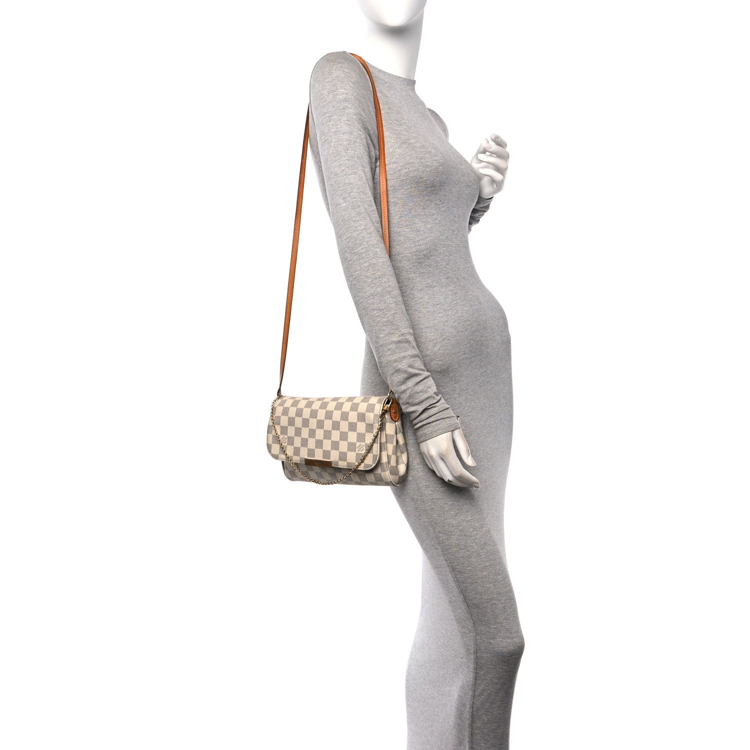 Louis Vuitton Damier Azur Favorite MM 2 of 10