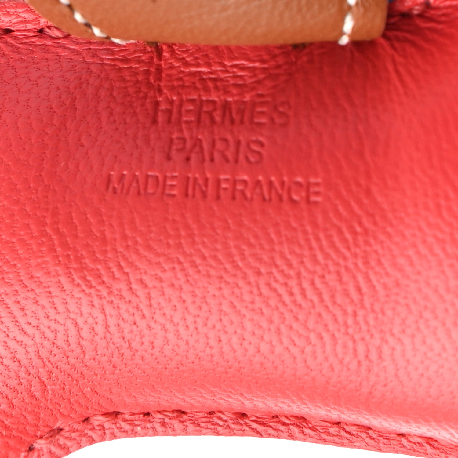 Hermes Milo Lambskin Grigri Rodeo Horse Bag Charm PM Rose Texas Bleu Zanzibar Gold 4 of 4